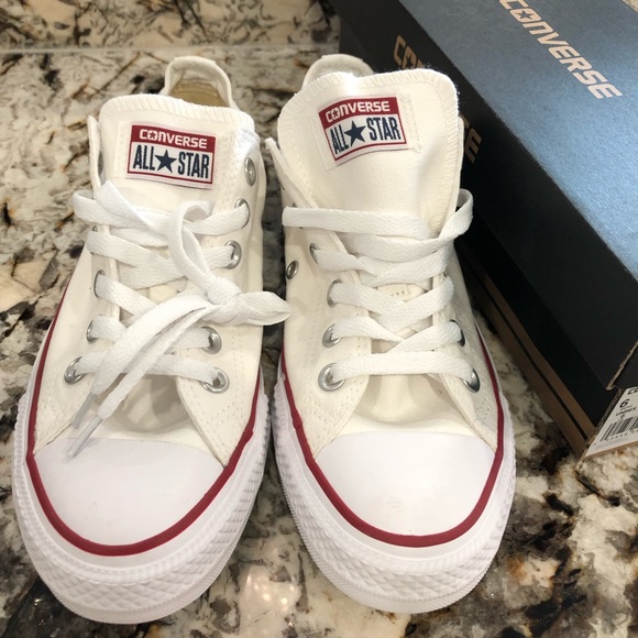 Converse Shoes - NWT- White Low Top Converse- Authentic